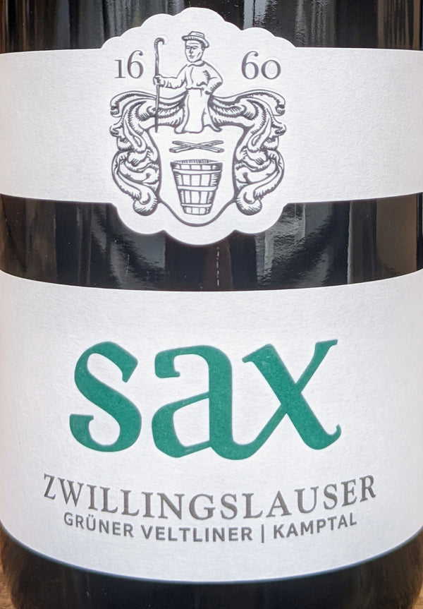 Sax 'Zwillingslauser' Grüner Veltliner Kamptal, 2020