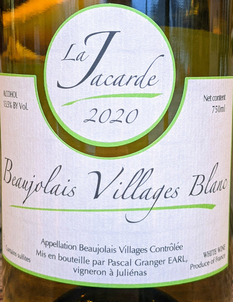 Granger "La Jacarde" Beaujolais Villages Blanc, 2020