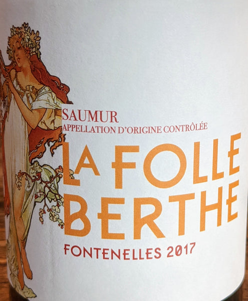 La Folle Berthe "Fontenelles" Chenin Saumur, 2017