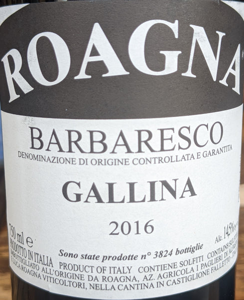 Roagna 'Gallina' Barbaresco DOCG, 2016