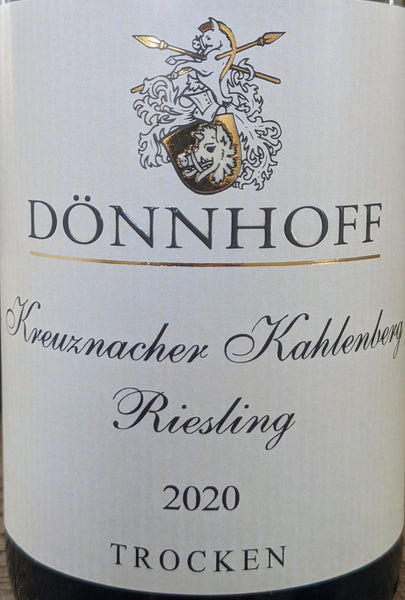 Donhoff 'Kreuznacher Kahlenberg' Riesling Trocken Nahe, 2020