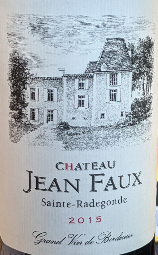 Chateau Jean Faux Bordeau Superieur Sainte-Radégonde Rouge, 2015