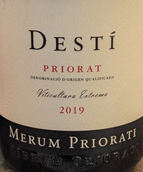 Merum Priorati 'Desti' Priorat Catalonia, 2019