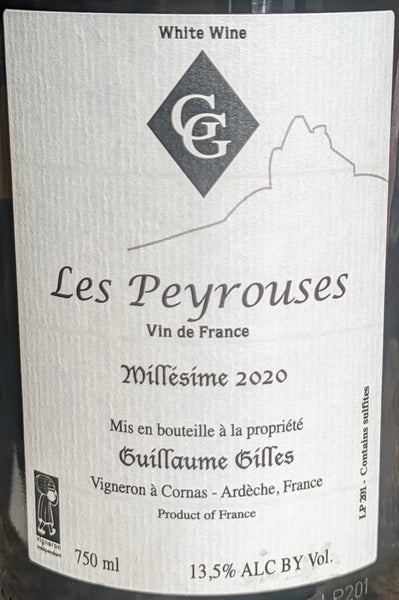 Domaine Guillame Gilles "Les Peyrouses" Blanc Vin de France, 2020