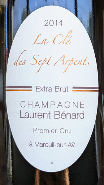 Laurent Benard 'Cle de Sept Arpents' Champagne Extra Brut, NV