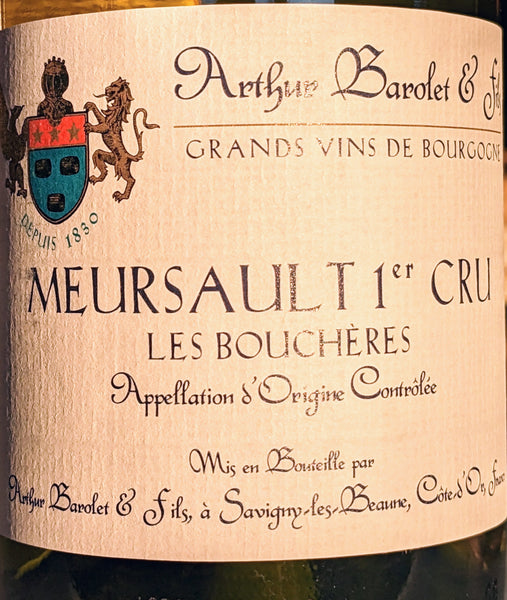 Arthur Barolet & Fils "Les Boucheres" Meursault Premier Cru, 2020