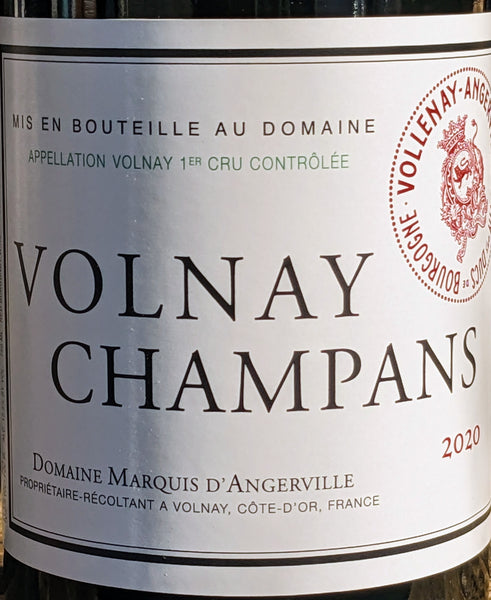 Domaine Marquis d'Angerville Volnay Champans Premier Cru, 2021