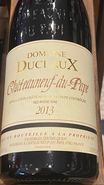Domaine Duclaux Châteauneuf-du-Pape, 2017
