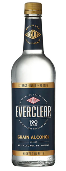 Everclear Grain Alcohol 190 (1L)