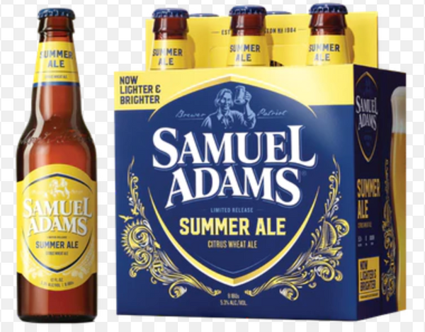 Samuel Adams Brewing Summer Ale