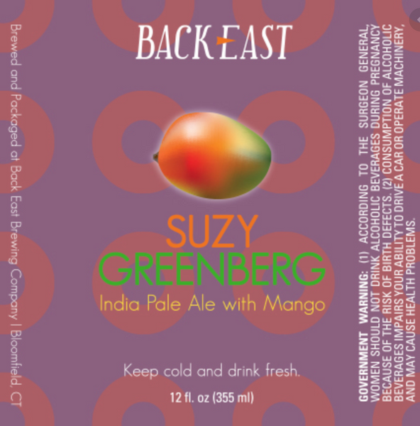 Back East Brewing "Suzy Greenburg" NEIPA