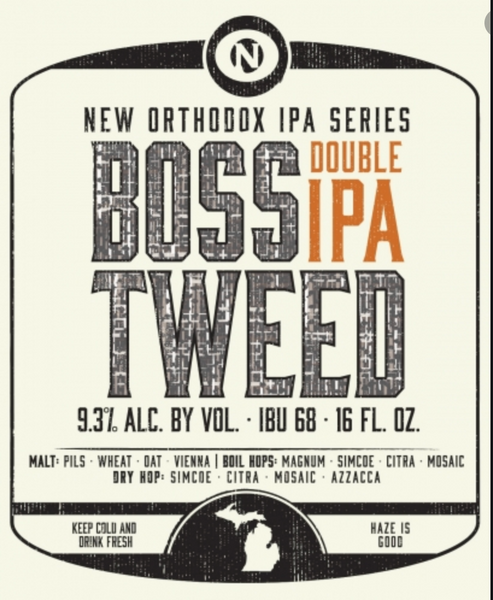 Old Nation Brewing "Boss Tweed" DIPA