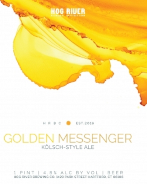 Hog River Brewing "Golden Messenger" Kolsch