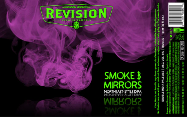 Revision Brewing "Smoke and Mirrors" Double NEIPA
