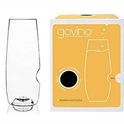 GoVino Wine Flute 4-pack