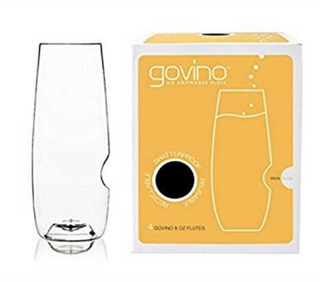 GoVino Wine Flute 4-pack