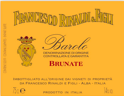 Francesco Rinaldi "Brunate" Barolo DOCG, 2017