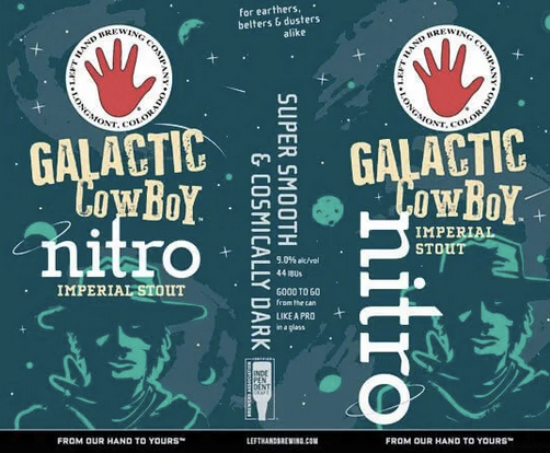 Left Hand Brewing "Galactic Cowboy Nitro" Imperial Stout