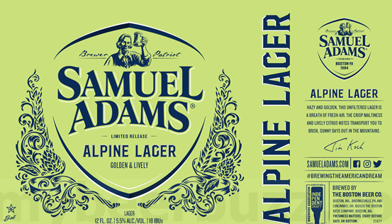 Samuel Adams Brewing "Alpine Spring" Lager