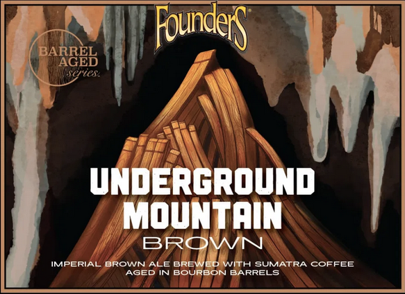 Founder's Brewing Barrel Aged Series: "Underground Mountain" Brown Ale