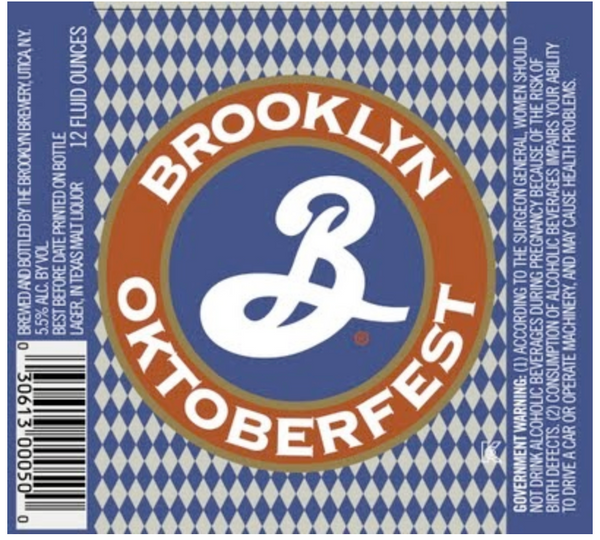 Brooklyn Brewery Oktoberfest Marzen Lager
