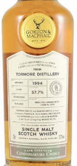 Tormore 25 Year Old "1994" - Distillery Labels (Gordon & MacPhail)