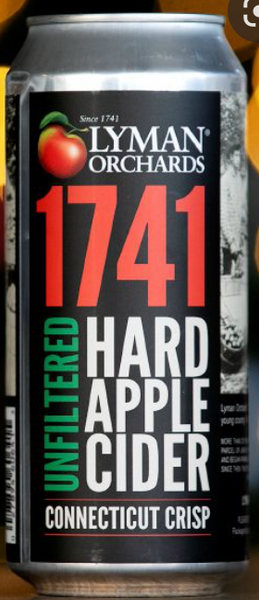 Lyman Orchards 1741 Unfiltered Hard Cider
