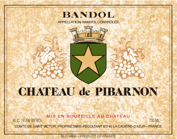 Château de Pibarnon Bandol Rouge, 2019