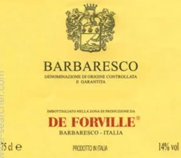 De Forville Barbaresco, 2017