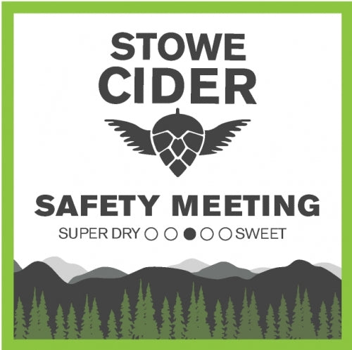 Stowe Cider "Safety Meeting" Dry Hopped Cider