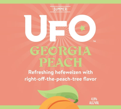 Harpoon Brewing "UFO Georgia Peach"