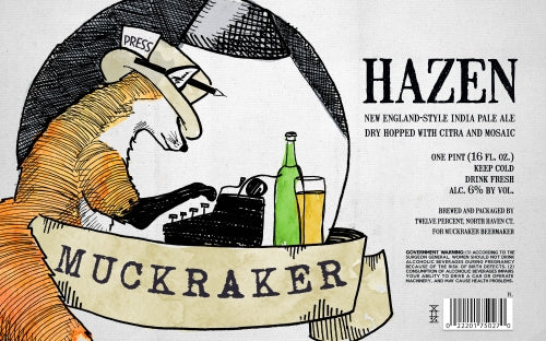 Muckraker Beermaker "Hazen" NE IPA