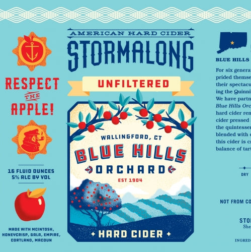 Stormalong Blue Hills Orchard Cider 4PK