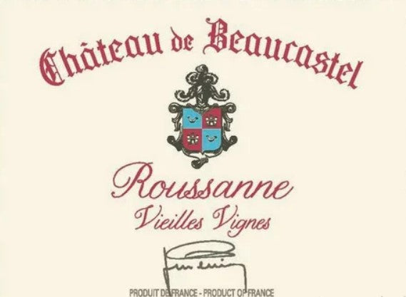 Chateau de Beaucastel Roussanne Vieilles Vignes Chateauneuf du Pape, 2020