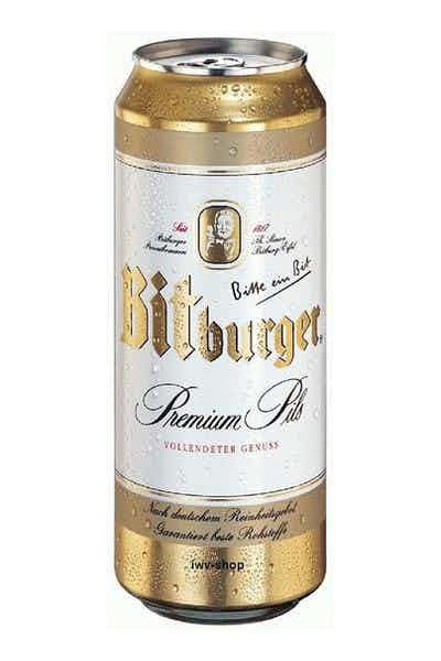Bitburger Premium Pilsner 4pk 16.9oz Cans
