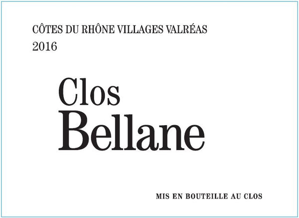 Clos Bellane Cotes du Rhone Blanc, 2019