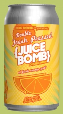 Sloop Brewing "Double Fresh Pressed Juice Bomb" DIPA