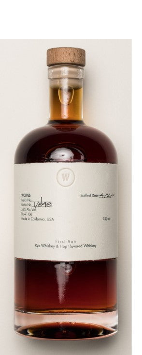 Wolves 'First Run' Rye Whiskey