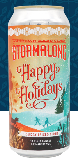 Stormalong "Happy Holidays" Hard Cider
