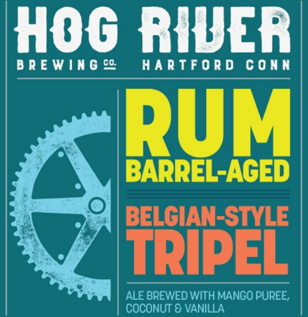 Hog River Brewing Rum Barrel Aged Mango Tripel (Single 16oz Can)