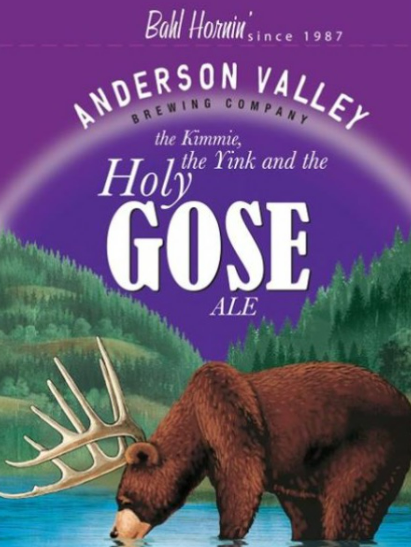 Anderson Valley Brewing "The Kimmie, The Yink and The Holy Gose" Sour Ale