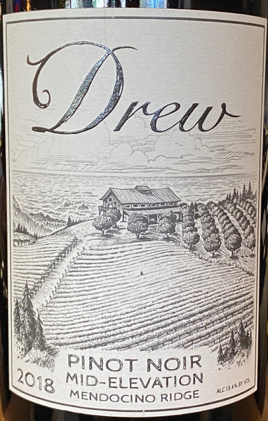 Drew Family Cellars 'Mid-Elevation' Pinot Noir Mendocino Ridge, 2021