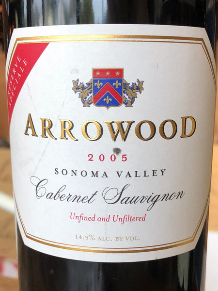 Arrowood Vineyards & Winery "Réserve Speciale" Sonoma Valley Cabernet Sauvignon, 2005