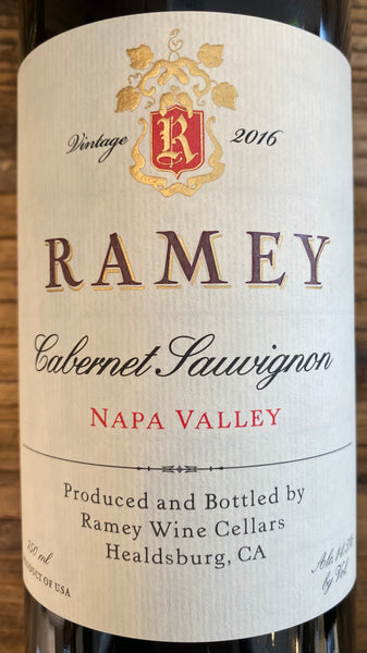 Ramey Cellars Napa Valley Cabernet Sauvignon, 2016