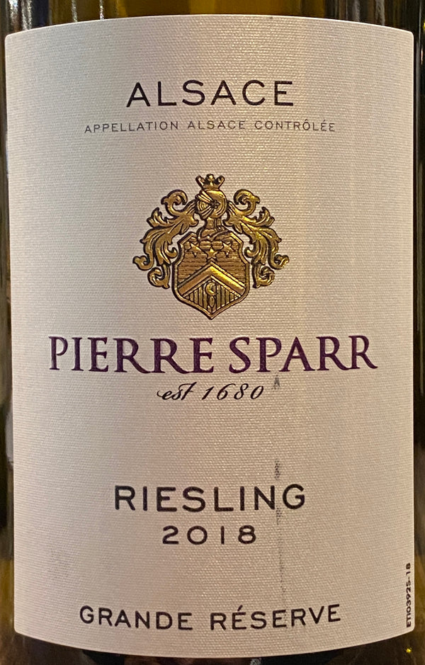 Pierre Sparr Grande Réserve Alsace Riesling, 2018