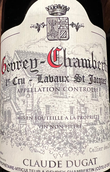 Domaine Claude Dugat Gevrey-Chambertin 1er Cru Lavaux St Jacques, 2017