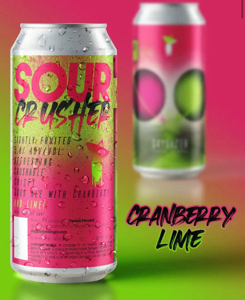 Skygazer Brewing “Sour Crusher Squared: Cranberry Lime” Fruited Sour