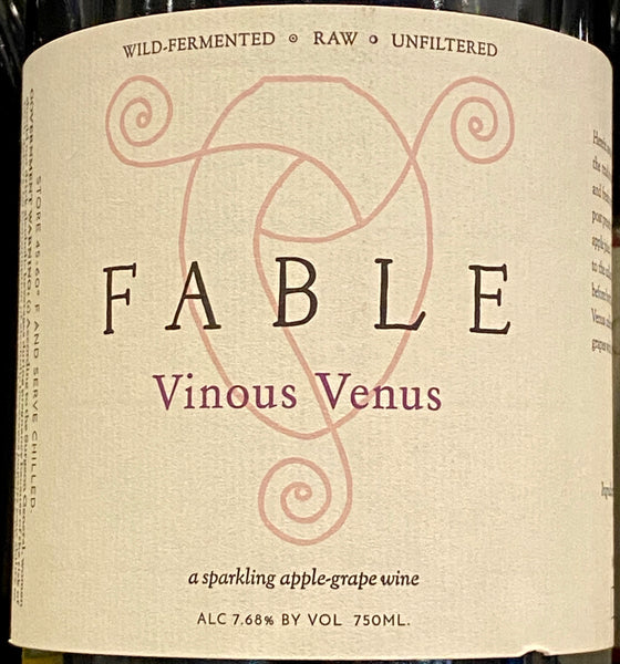 Fable Farm Fermentory "Vinous Venus" Cider, 2017