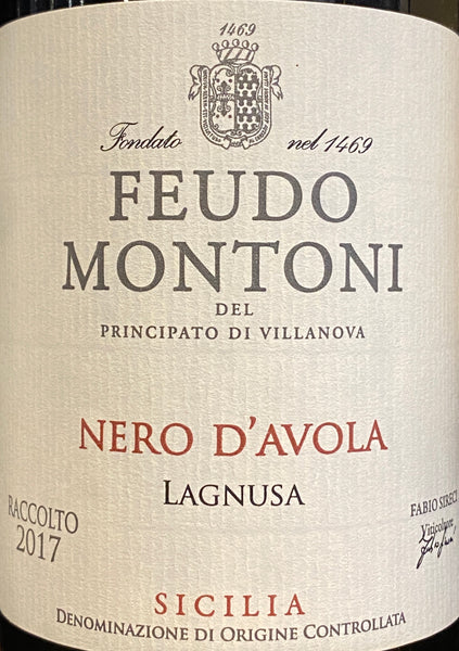 Feudo Montoni Nero d'Avola Lagnusa Sicilia