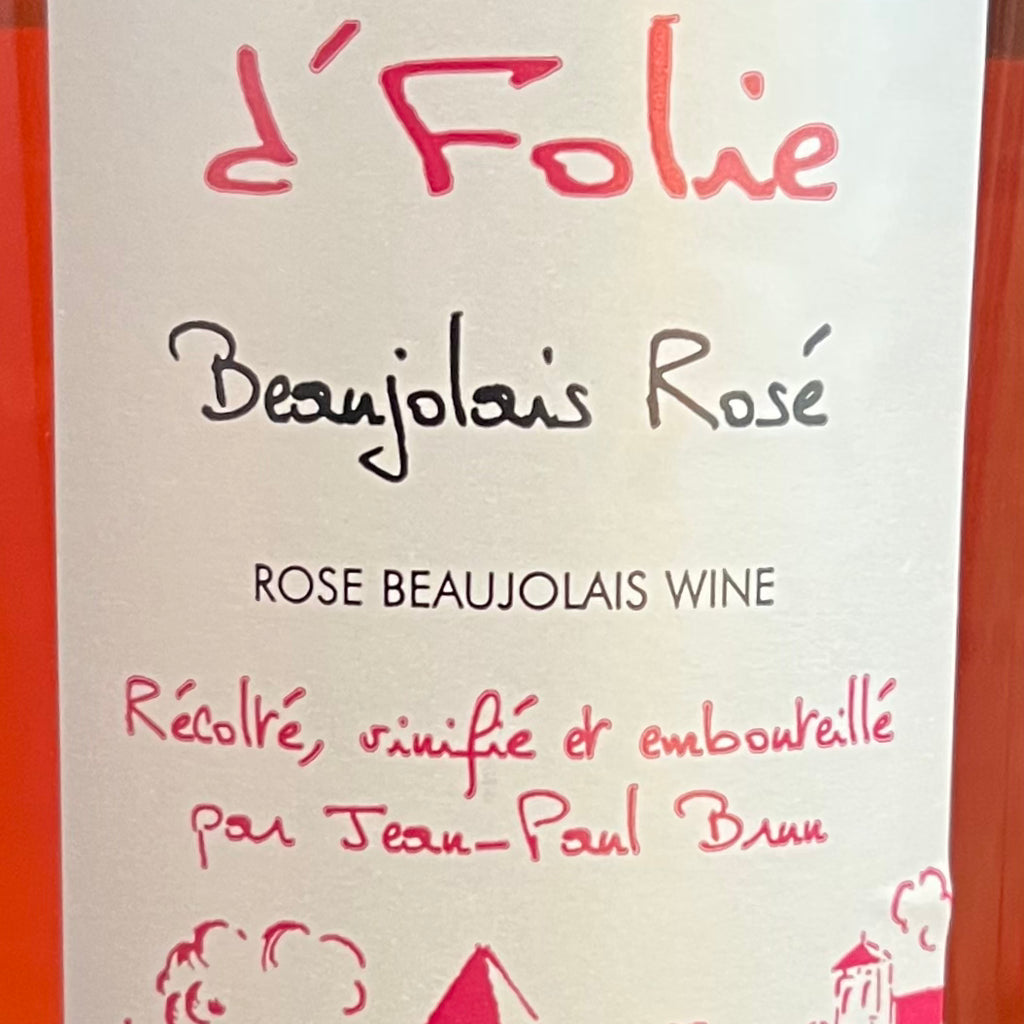 Jean-Paul Brun "Le Rose d'Folie" Beaujolais Rose, 2021